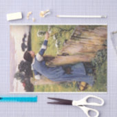 The Flower Picker, door John William Waterhouse Tissuepapier (Craft)