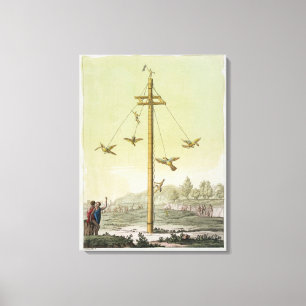 The Flying Game, van Le Costume Ancien et Modern Canvas Afdruk