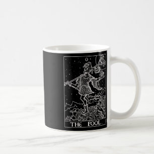 The Fool Tarot Card Court Jester Halloween Gothic Koffiemok