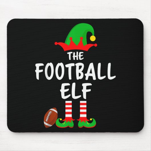 The Football Elf Matching Family Christmas Muismat (Voorkant)