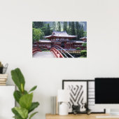The Footbridge - Byodo-In Temple Poster (Thuiskantoor)