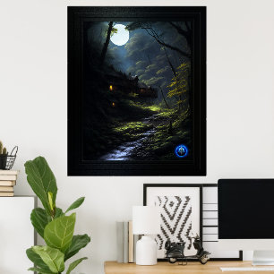 The Forest Dwellers AI Concept Art van Xzendor7 Poster