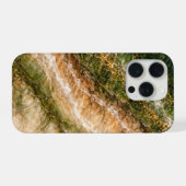 The Forest Inspired Marble with Gold Veining iPhone Hoesje (Achterkant horizontaal)