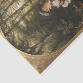 The Forest Spring van Carl Schweninger, Jr. Tissuepapier (Detail)