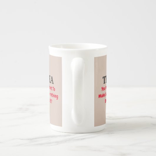 THÉ FORT CAFÉ MUG (Dos)