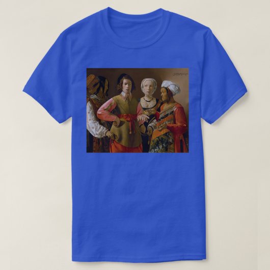 The Fortune Teller Georges de La Tour T-shirt (Design voorkant)