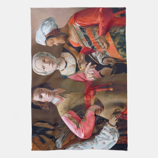 The Fortune Teller, La Tour Theedoek (Verticaal)