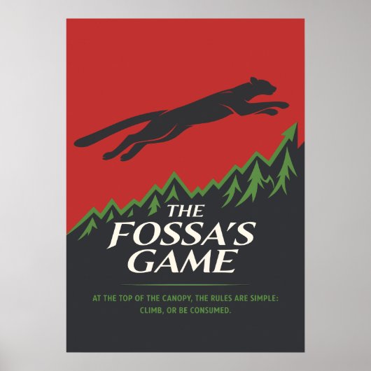 The Fossa’s Game Wildlife Strategy Poster (Voorkant)