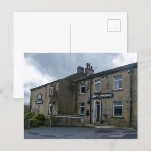 The Fountain Head Inn, Halifax is niet vertaald om Feestdagenkaart