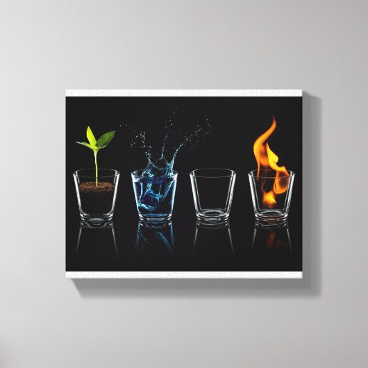 The Four Elements Canvas Afdruk (Voorkant)