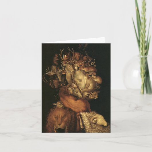 The Four Elements: Earth - Giuseppe Arcimboldo Kaart (Voorkant)
