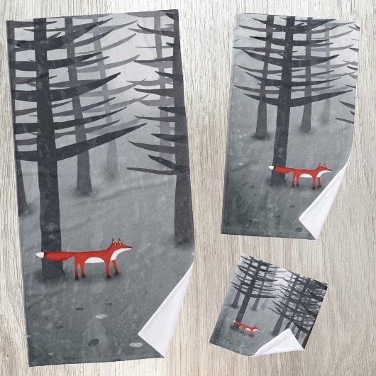 The Fox and the Forest Bad Handdoek