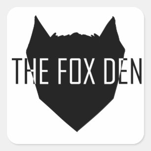 "The Fox Den" Vierkante Sticker