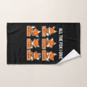 The Fox I Give (Serviette à main)