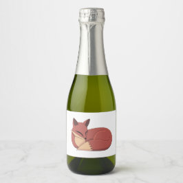 The Fox Sparkling Wijnetiket
