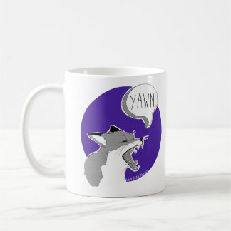 The Fox *Yawn* -Mug purple- Koffiemok