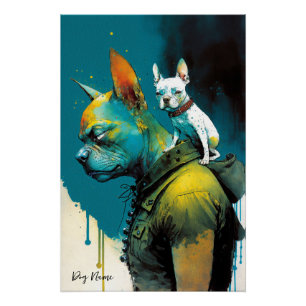 The French Bulldog - Composition 002 Perfect Poster