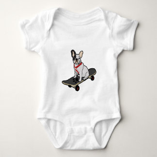 The French Bulldog Skateboarding Romper