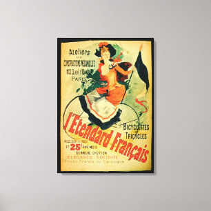 "The French Standard", adverteren het poster de "A Canvas Afdruk