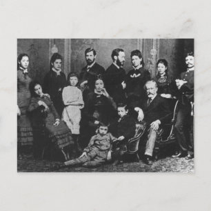 The Freud Family, c.1876 Briefkaart