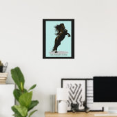 The Friesian Horse - Poster (Bureau à domicile)