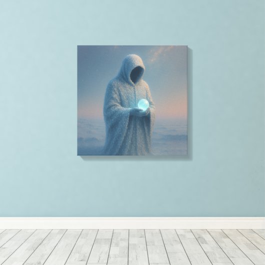 The Frost Keeper Canvas Print (Insitu (Houten vloer))
