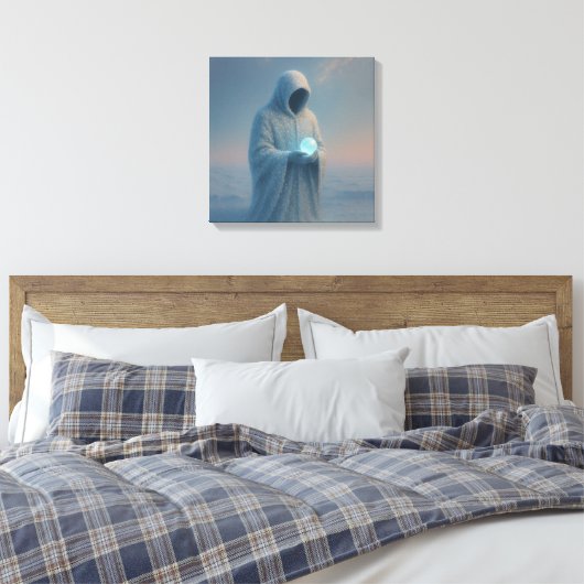 The Frost Keeper Canvas Print (Insitu (Slaapkamer))