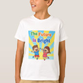 The Future Is Bright Kids T-Shirt (Devant)