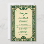 The Gaelic Seal Photo Wedding Invitation (Devant)