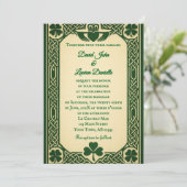 The Gaelic Seal Photo Wedding Invitation (Debout devant)
