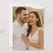 The Gaelic Seal Photo Wedding Invitation (Dos)