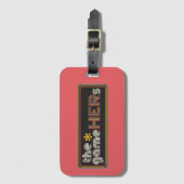 The*gameHERs Horizontal Logo Bagagelabel (Voorkant (verticaal))