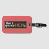 The*gameHERs Horizontal Logo Bagagelabel (Voorkant (horizontaal))