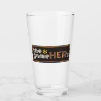 The*gameHERs Horizontal Logo Glas
