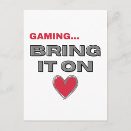 The Gamer Postcard  Briefkaart