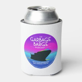 The Garbage Barge Podcast Logo Beer/Can Coozy! Blikjeskoeler