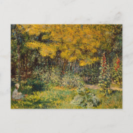 The Garden by Claude Monet Briefkaart