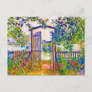 The Garden Gate at at the Vetheuil Claude Monet Briefkaart