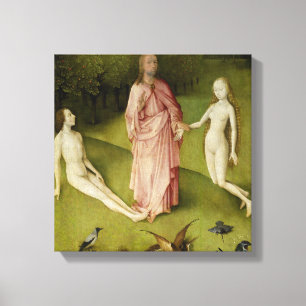 The Garden of Earthly Delights, vijftiende eeuw Canvas Afdruk