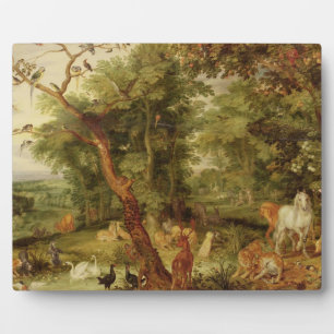 The Garden of Eden; op de achtergrond The Temptati Fotoplaat