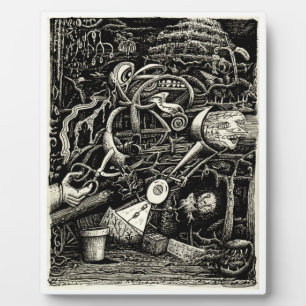 The Garden of Madness van Brian Benson Fotoplaat