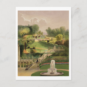 The Garden on the Hill Side, Castle Combe, van 'T Briefkaart