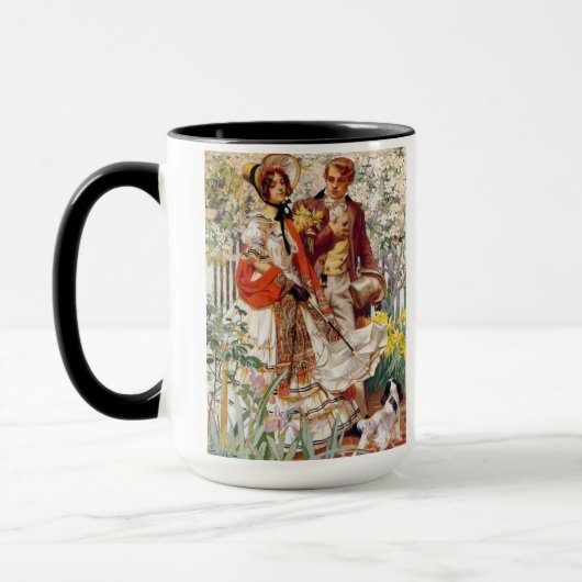 The Garden Walk, 1904, door J. C. Leyendecker Mok (Links)