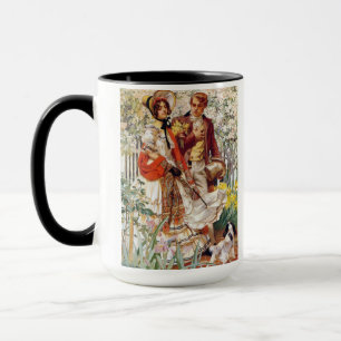 The Garden Walk, 1904, van J. C. Leyendecker Mok