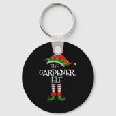 The Gardener Elf Matching Family Group Christmas P Sleutelhanger (Voorkant)