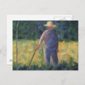 The Gardener - Georges Seurat Briefkaart (Voorkant / Achterkant)
