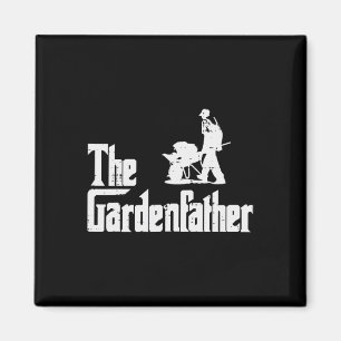 The Gardenfather Funny Movie Pun Fathers Day Manne Magneet