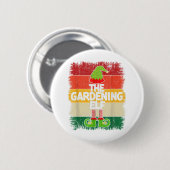 The Gardening ELF Matching Group kerstparty P Ronde Button 5,7 Cm (Voorkant /achterkant)