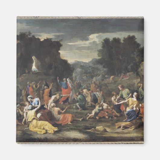 The Gathering of Manna, c.1637-9 Magneet (Voorkant)