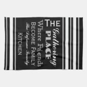 "The Gathering Place" Serviette de cuisine personn (Horizontal)